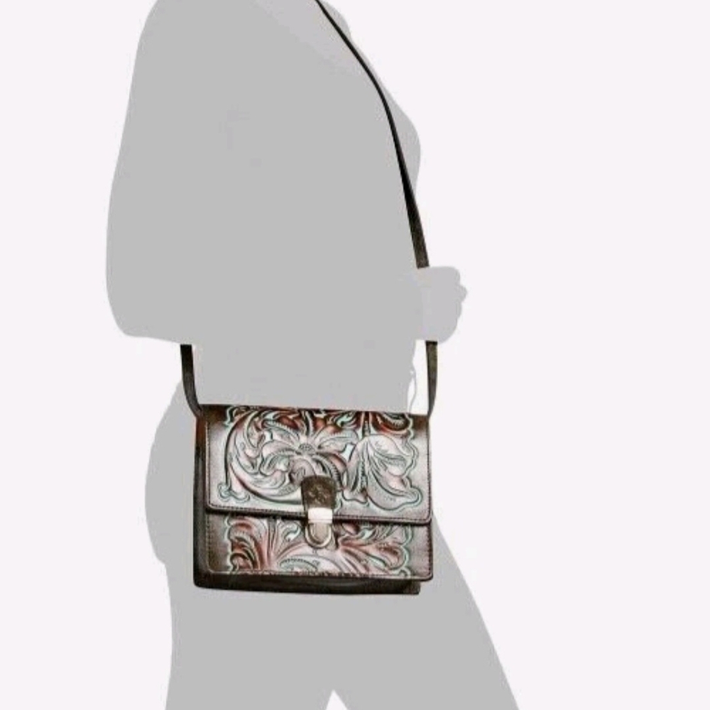 Patricia Nash‎ Leather Crossbody Bag - Picture 3 of 12